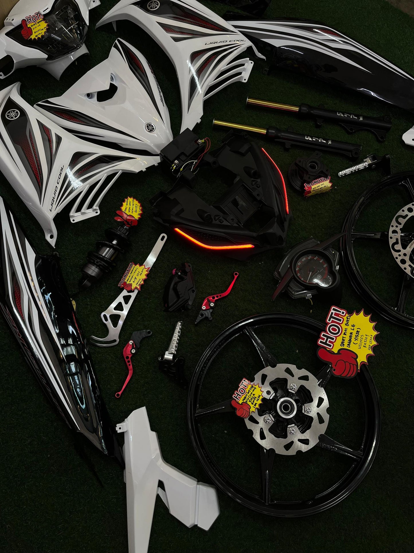 AURORA PUTIH COMBO SET LC 135 V4-V7