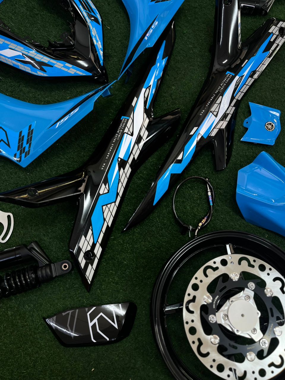 COMBO SET NVX BLUE X BLACK COLOUR