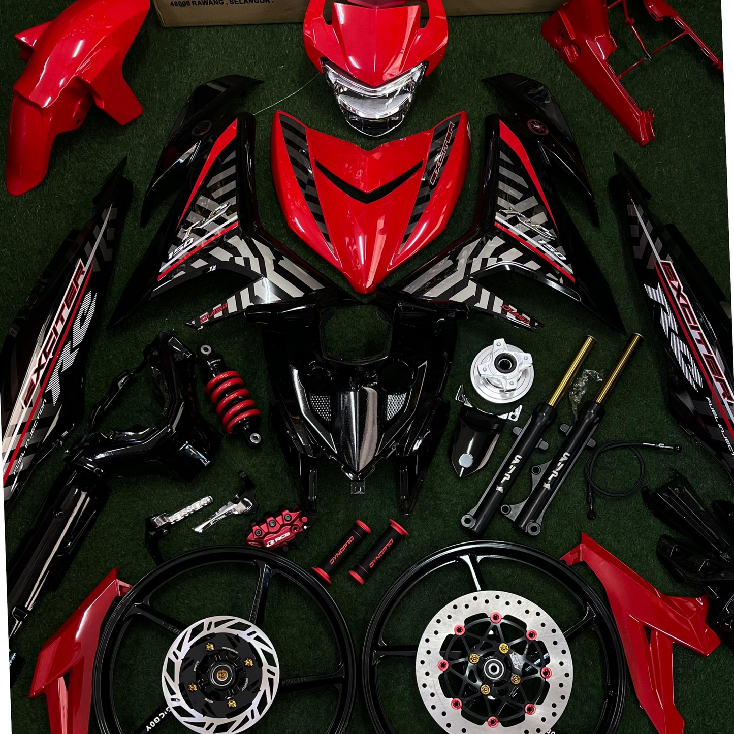 COMBO SET RC MERA RED Y15ZR V1