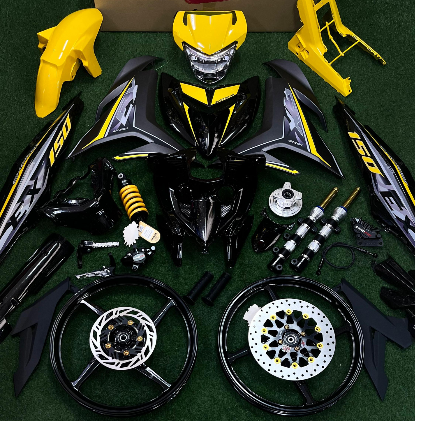 COMBO SET RC MERA RED Y15ZR V1