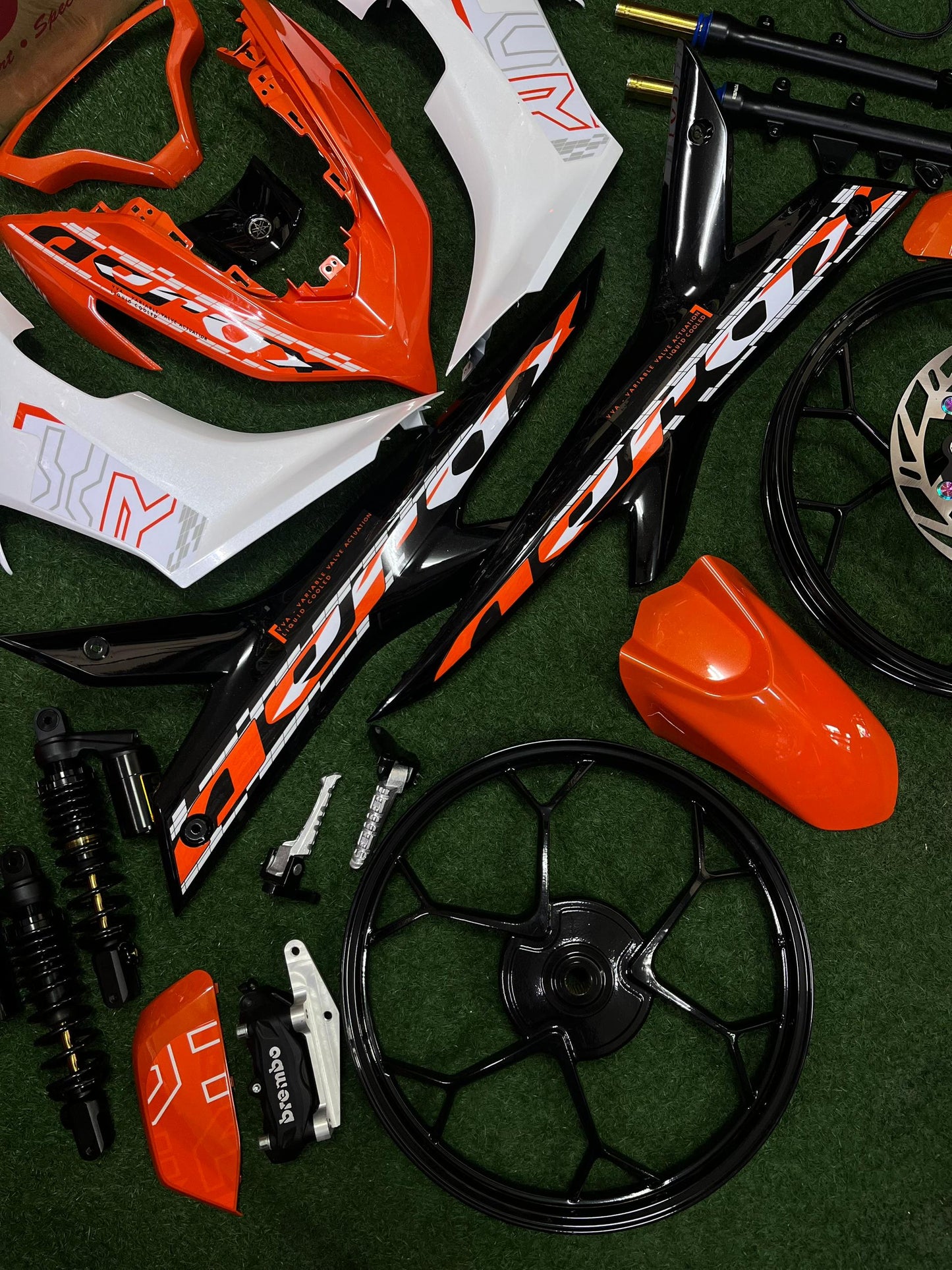 COMBO AEROX THAI ORANGE