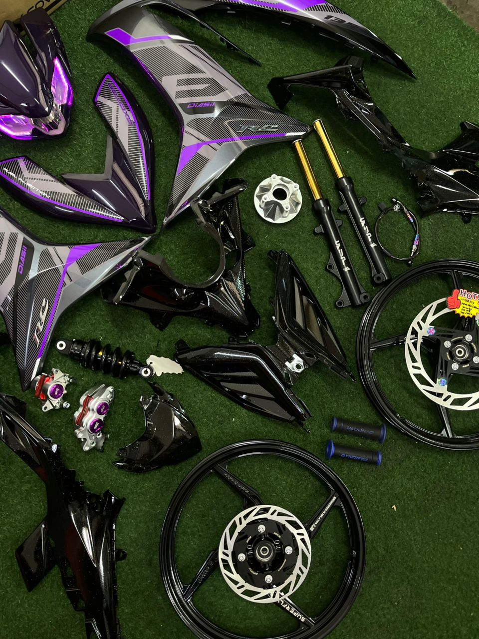 RC PURPLE COBO SET LC 135 V8