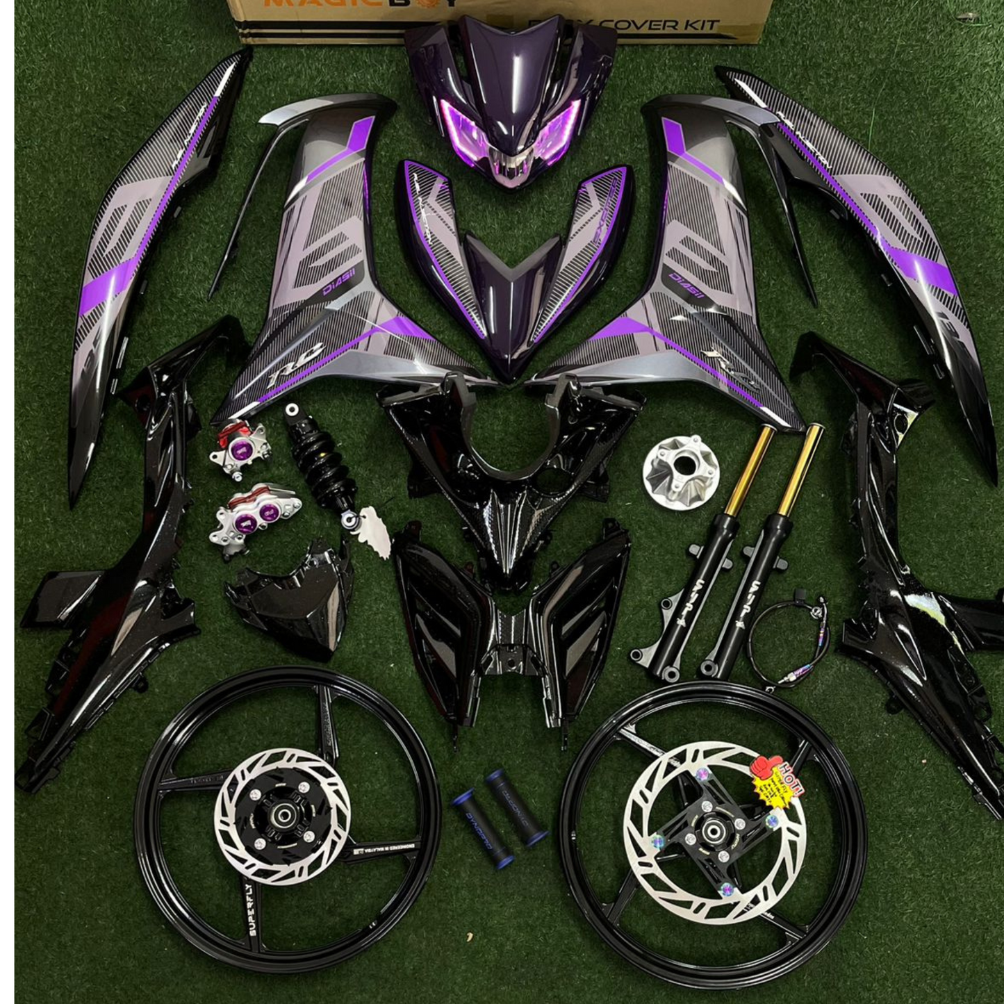 RC PURPLE COBO SET LC 135 V8