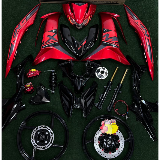 COMBO MX KING MERAH LC V8