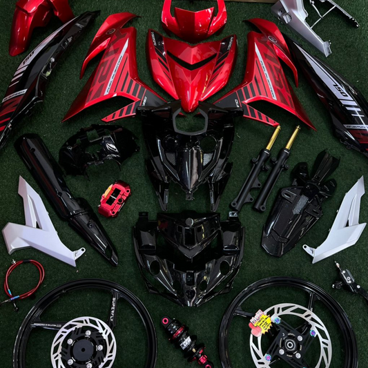 COMBO SET BATMAM MERAH YSUKU Y15ZR