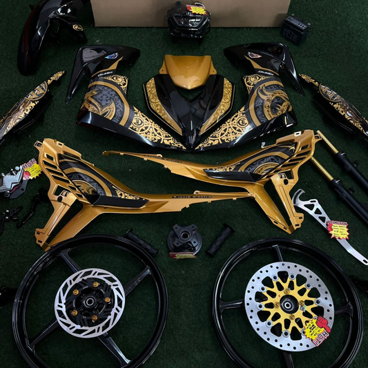 COMBO SET Y16ZR VERSACE BLACK GOLD STYLE Y16ZR